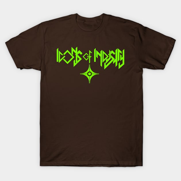 Band Banner (Lime) T-Shirt by Icons of Industry